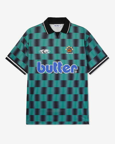 Butter Goods - Internationale Football Jersey - Forest / Black T-Shirts Butter Goods   