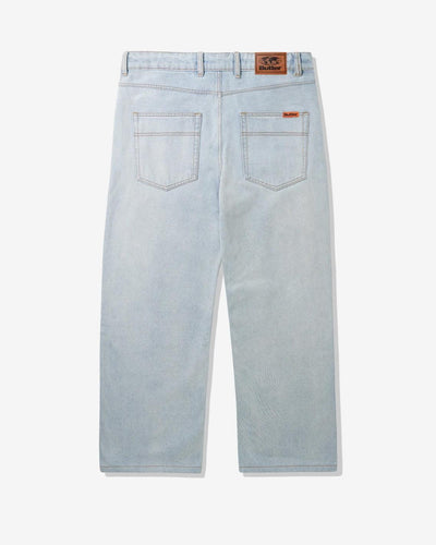 Butter Goods - Relaxed Denim Jeans - Light Blue Pants Butter Goods   