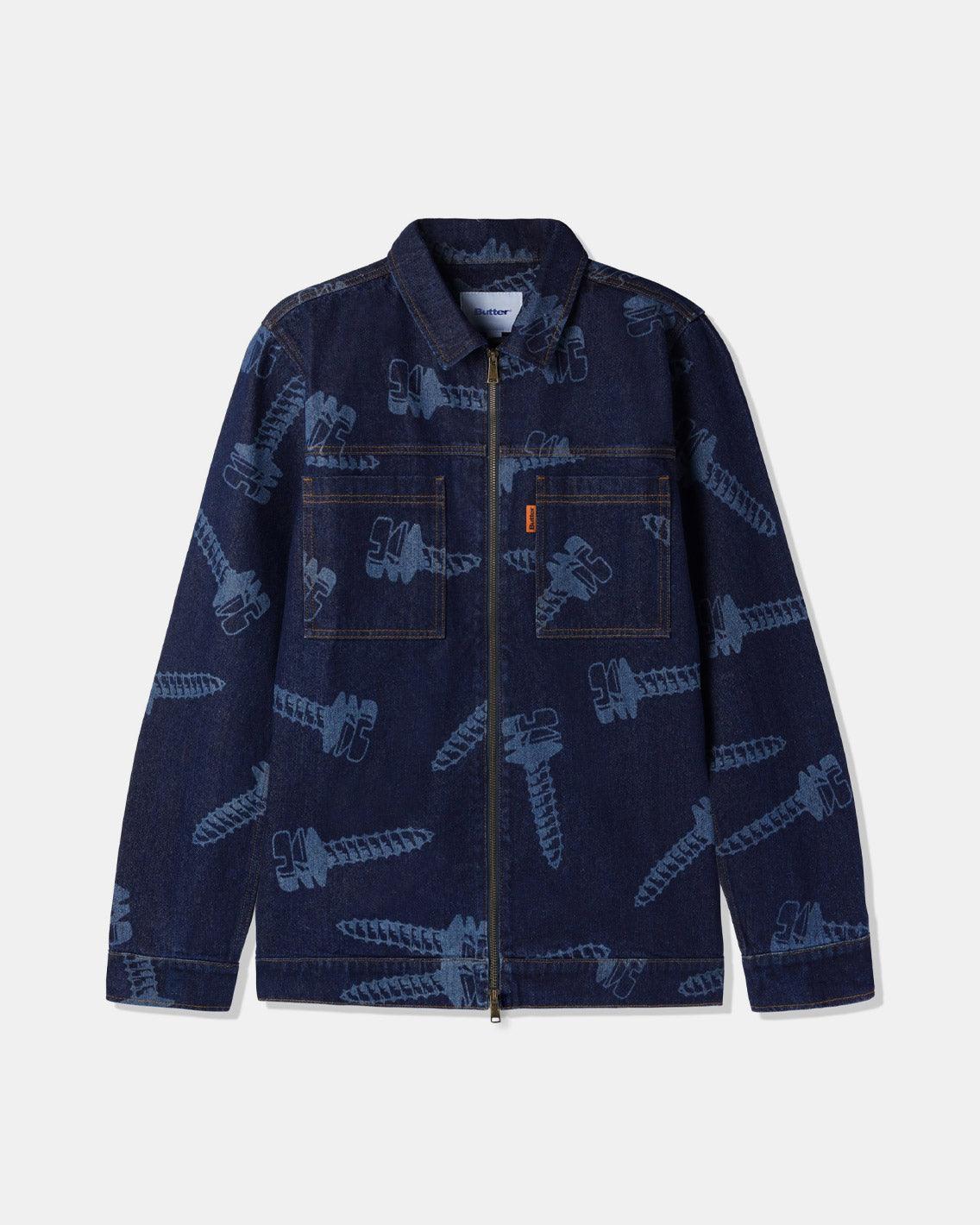 Butter Goods - Screw Denim Jacket - Dark Indigo Jackets Butter Goods   