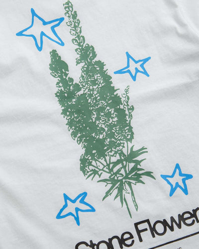 Butter Goods - Stone Flower Tee - White T-Shirts Butter Goods   