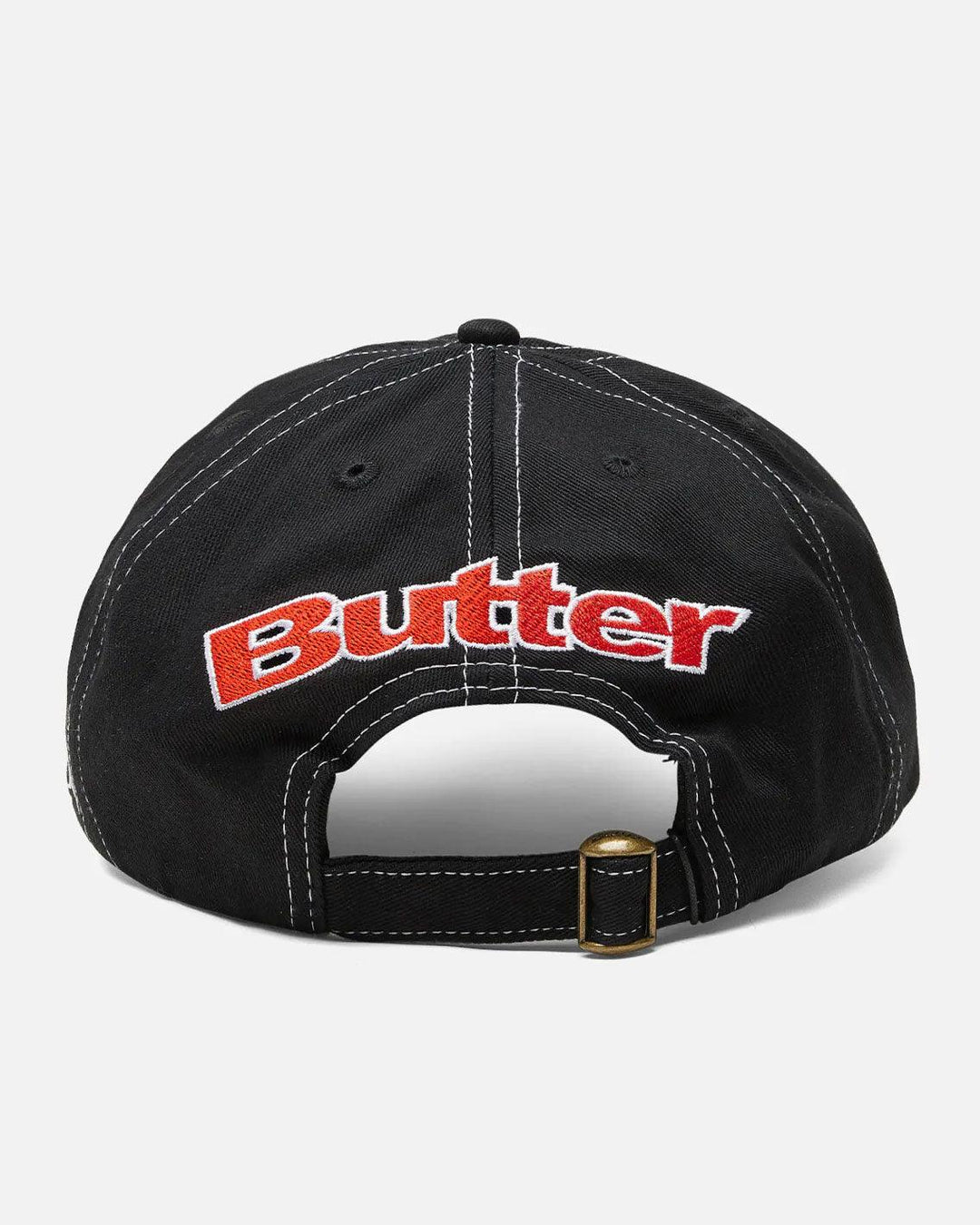 帽子 Buttergoods 6panel cap black freesize Butter Goods Design 6 Panel Cap - Black – Eastern Boarder