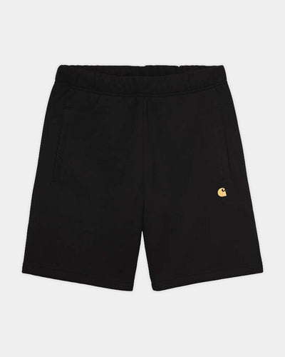 Carhartt - Chase Sweat Short - Dark Navy / Gold Shorts Carhartt   