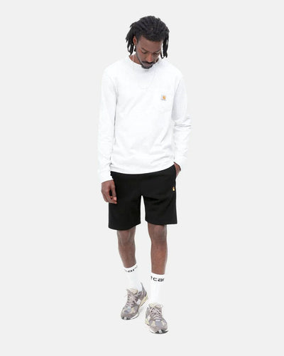 Carhartt - Chase Sweat Short - Dark Navy / Gold Shorts Carhartt   