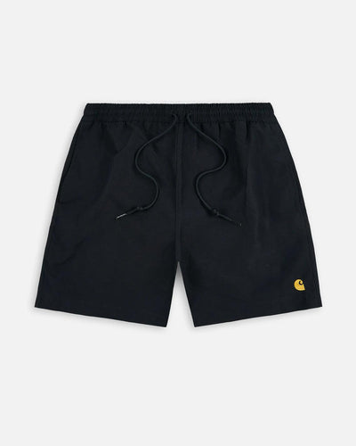 Carhartt - Chase Swim Trunk - Dark Navy / Gold Shorts Carhartt   