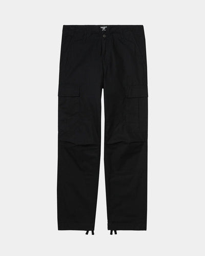 Carhartt - Regular Cargo Pant - Black Rinsed Pants Carhartt   