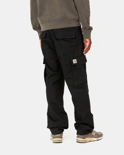 Carhartt - Regular Cargo Pant - Black Rinsed Pants Carhartt   