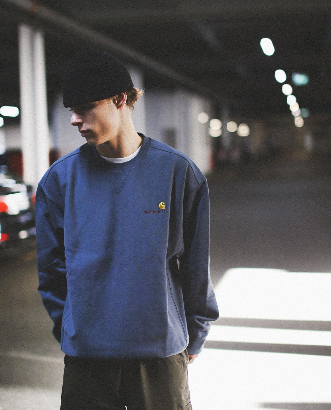 Carhartt WIP - American Script Sweat - Ore Crewneck Carhartt   