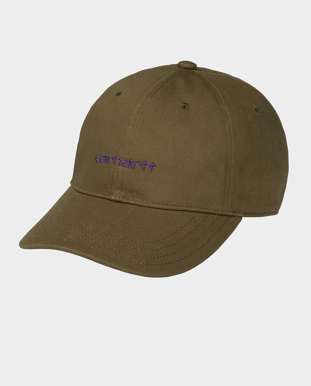 Carhartt WIP - Canvas Script Hat - Highland/Cassis Hats Carhartt   
