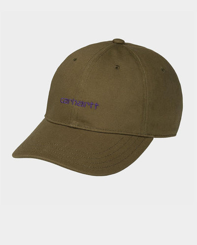 Carhartt WIP - Canvas Script Hat - Highland/Cassis Hats Carhartt   