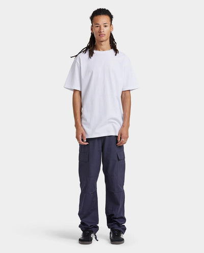 Carhartt WIP - Regular Cargo Pant - Blue Rinsed Pants Carhartt   