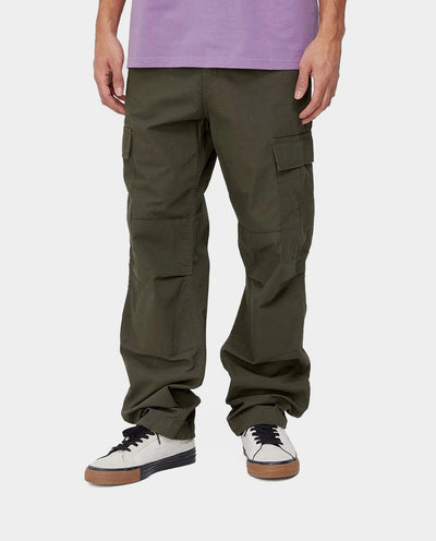 Carhartt WIP - Regular Cargo Pant - Cypress Rinsed Pants Carhartt   