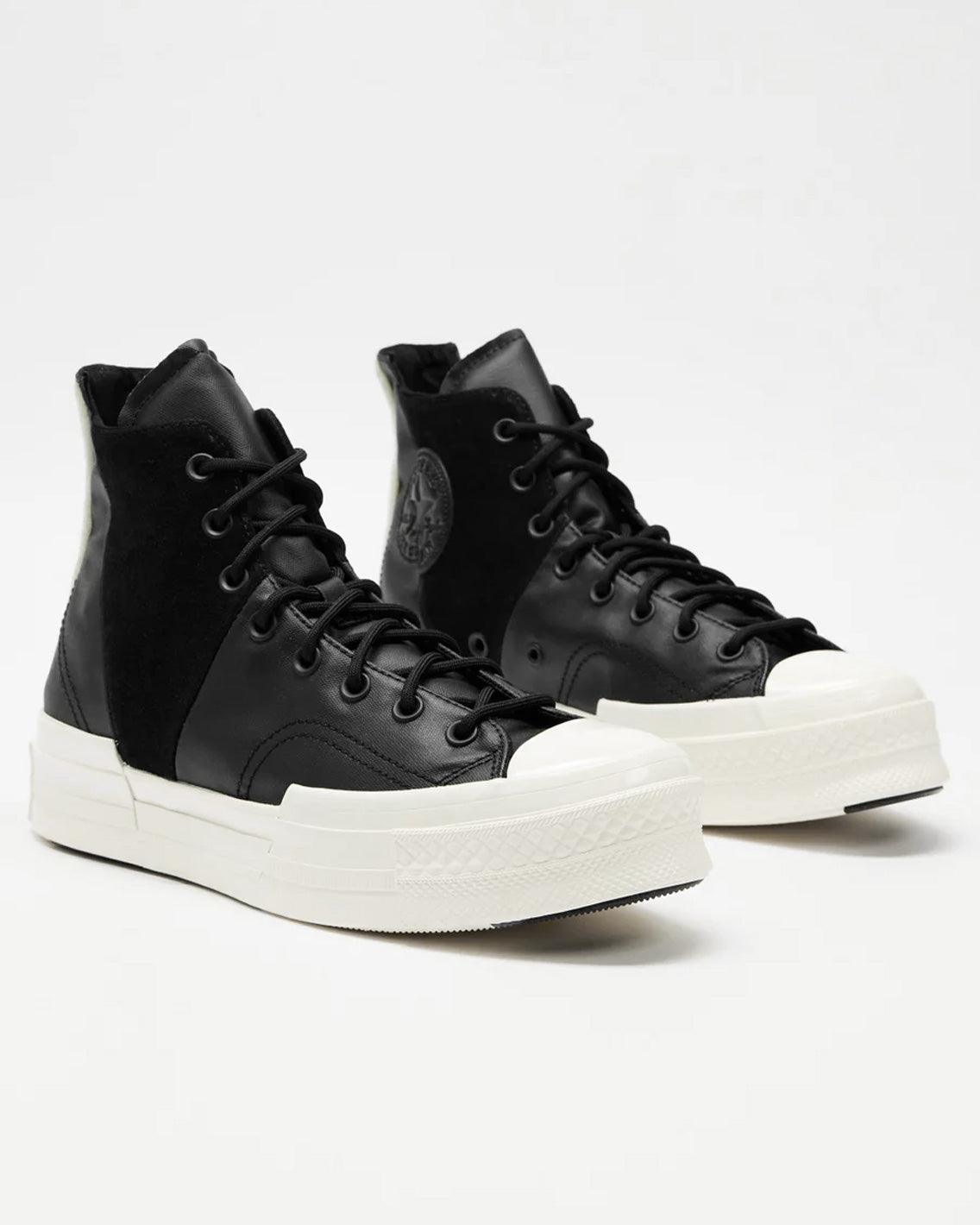 Converse - Chuck 70 Plus Mixed Material Hi - Black Shoes Converse   