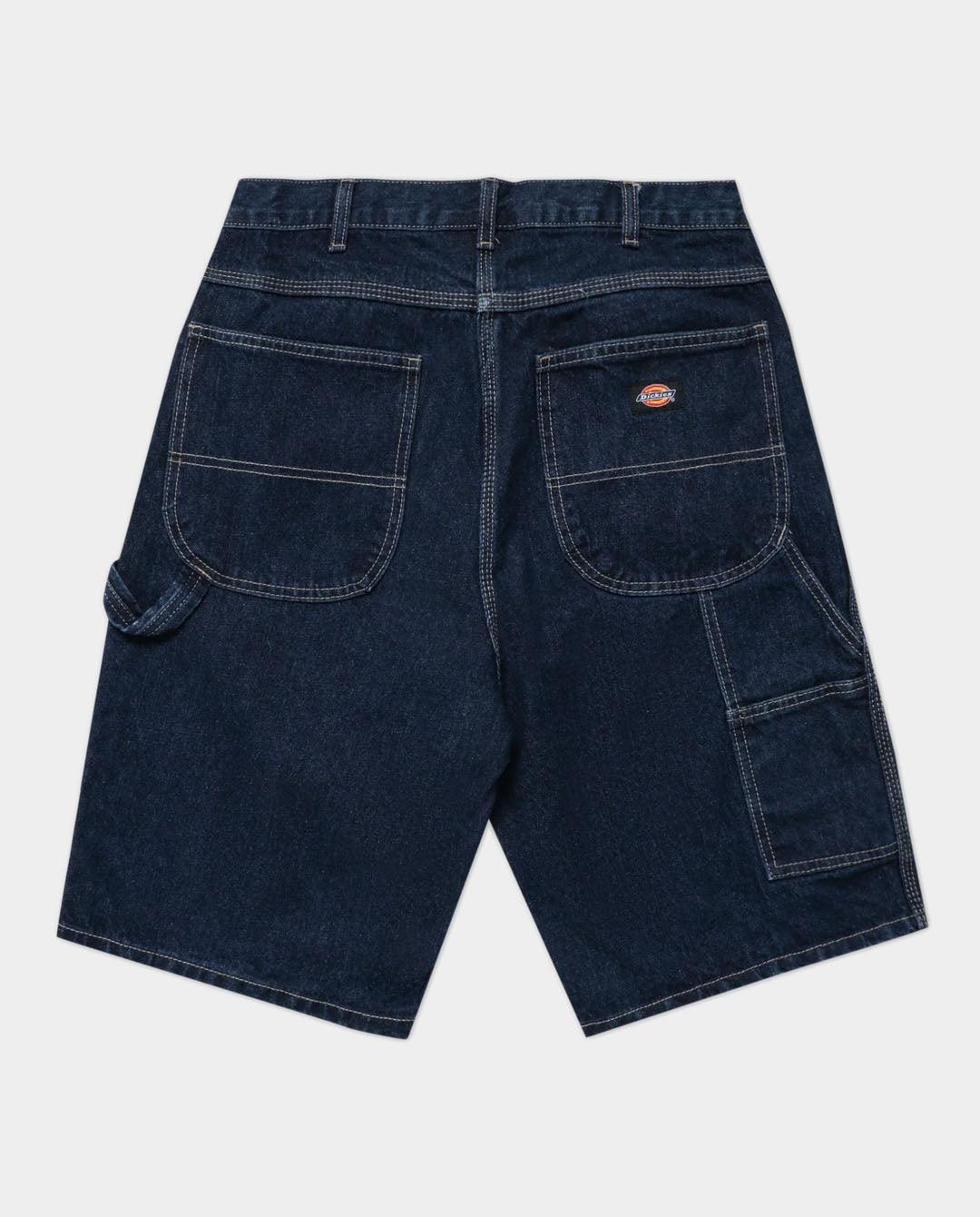 Dickies - 11" Relaxed Fit Carpenter Denim Short - Rinsed Indigo Shorts Dickies   