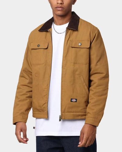 Dickies - Alton II Garage Jacket - Brown Duck Jackets Dickies   