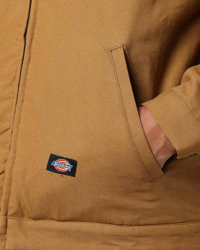 Dickies - Alton II Garage Jacket - Brown Duck Jackets Dickies   