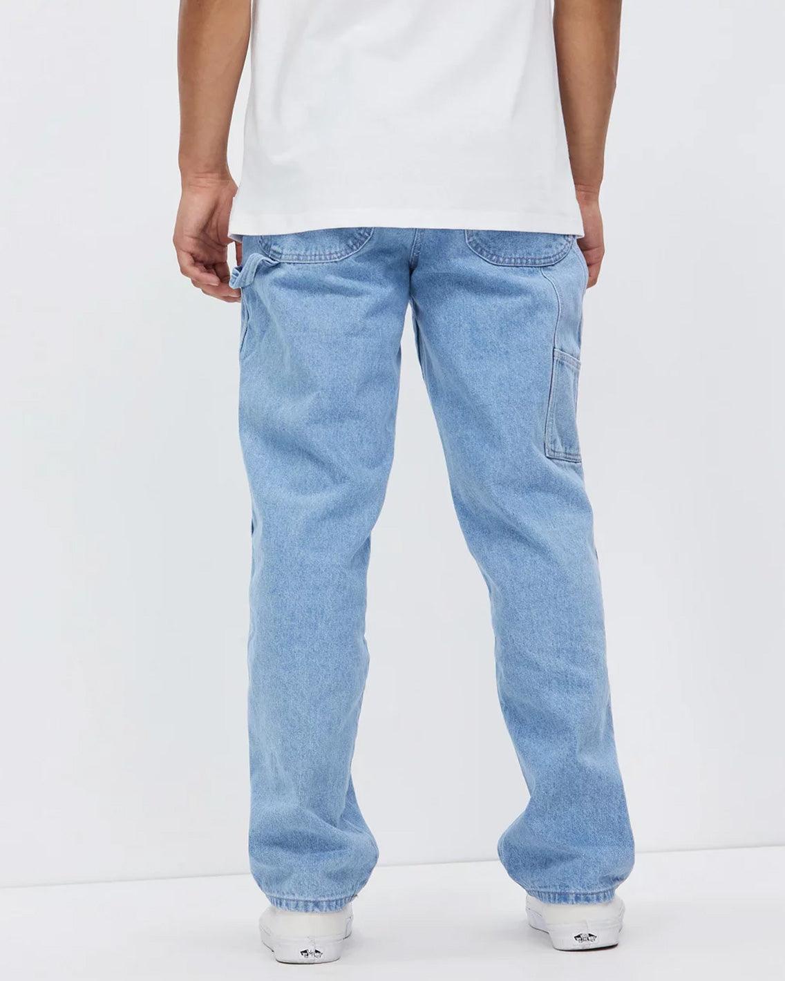 Dickies - Relaxed Fit Carpenter Jean - Light Indigo Pants Dickies