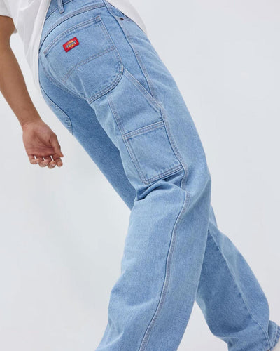 Dickies - Relaxed Fit Carpenter Jean - Light Indigo Pants Dickies