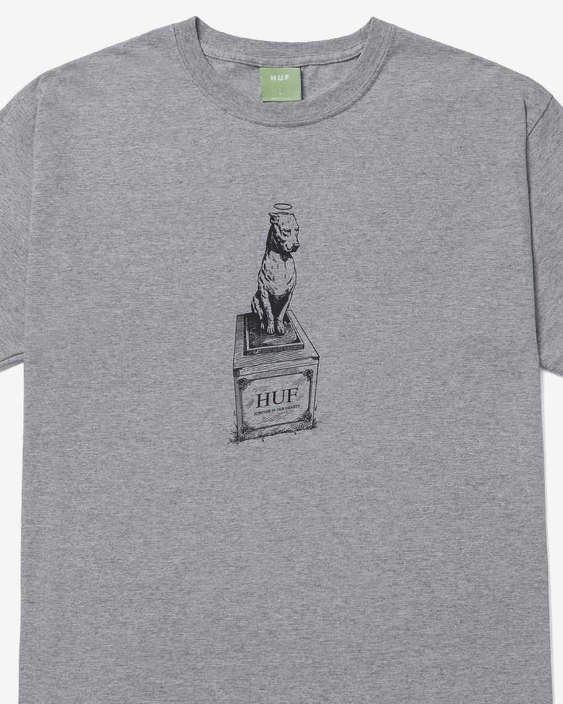 HUF - All Dawgs Tee - Athletic Grey T-Shirts HUF   