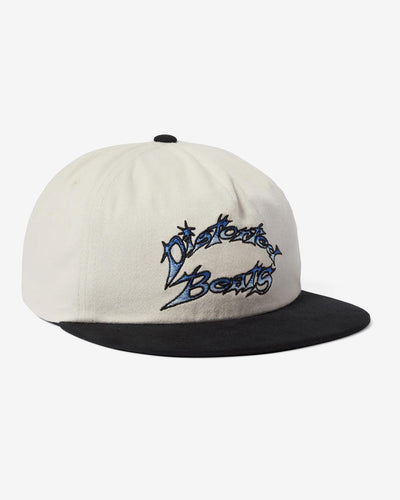 HUF - Distorted Snapback Hat - Natural Hats HUF   