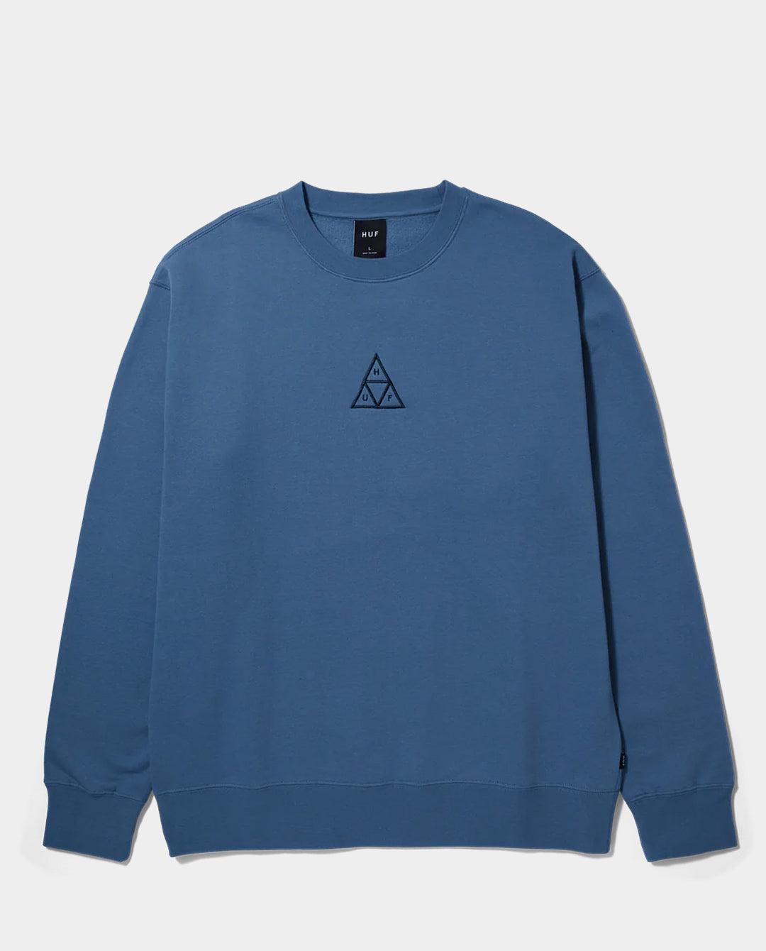 HUF - Set Triple Triangle Crewneck - Blue Crewneck HUF   