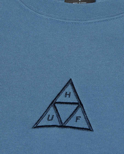 HUF - Set Triple Triangle Crewneck - Blue Crewneck HUF   
