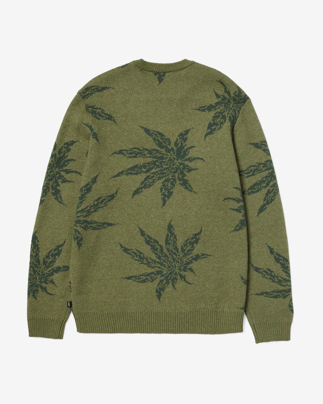 HUF - Tribal Crewneck Sweater - Avocado Crewneck HUF   