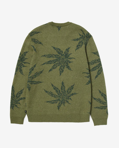 HUF - Tribal Crewneck Sweater - Avocado Crewneck HUF   