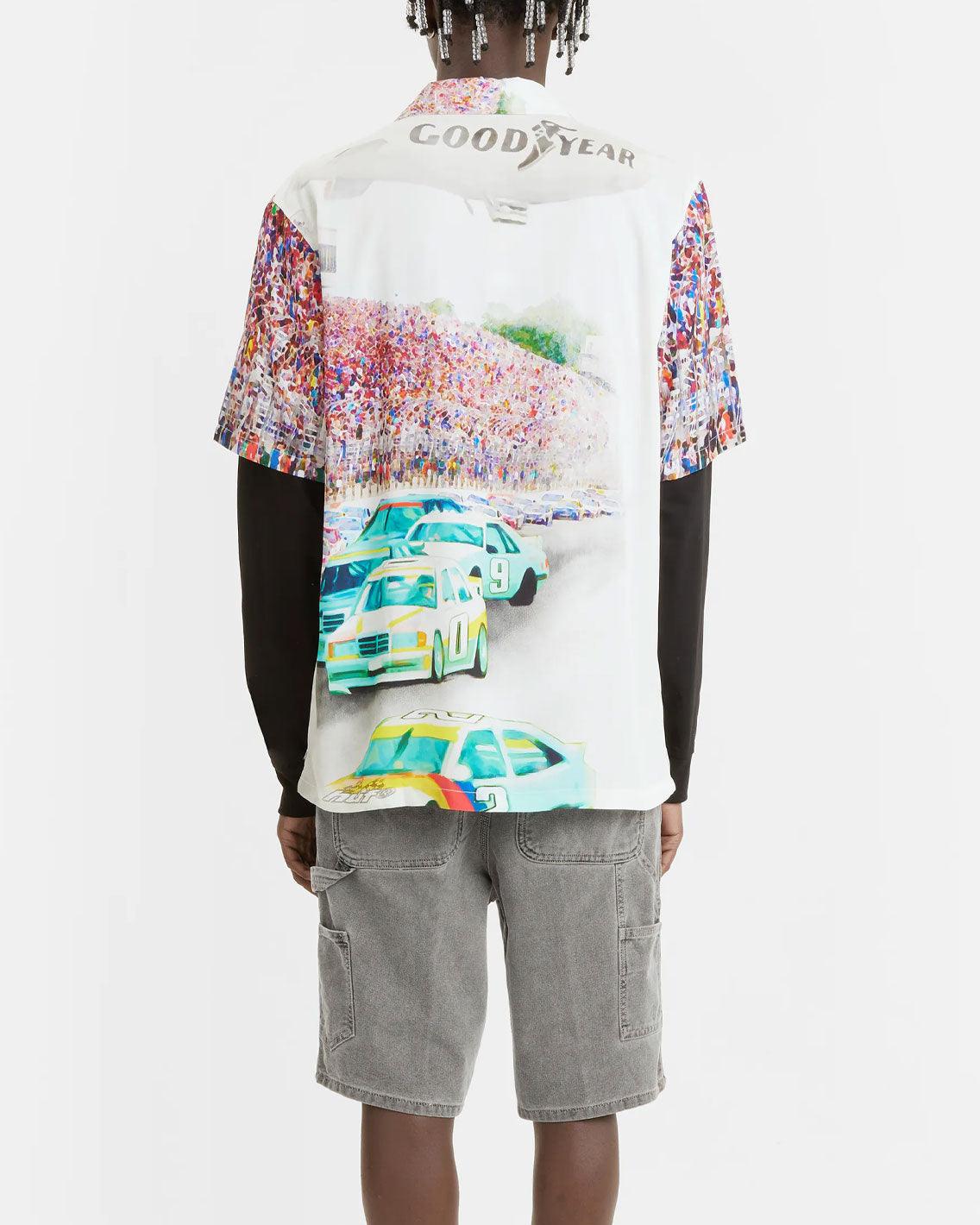 HUF x Goodyear - Circuit Woven Shirt - Multi Shirts HUF   
