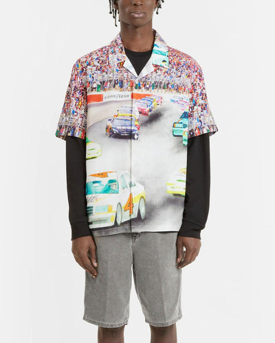 HUF x Goodyear - Circuit Woven Shirt - Multi Shirts HUF   
