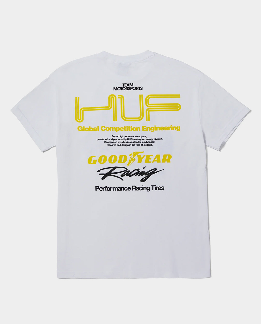 HUF x Goodyear - F1 Racing Team Shirt - White