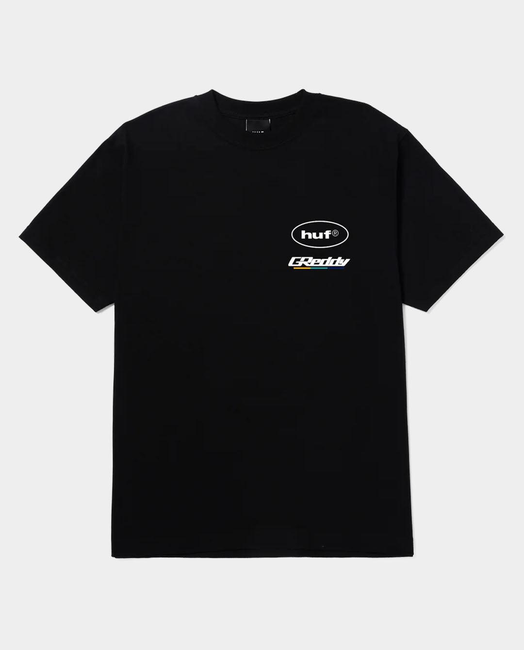 Huf x Greddy - S/S T-Shirt - Black T-Shirts HUF   