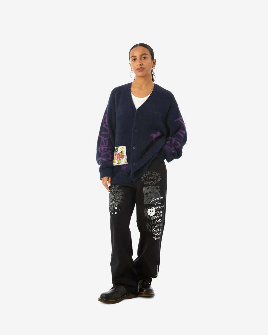 HUF x Smashing Pumpkins Siva Mohair Cardigan | FallenFront