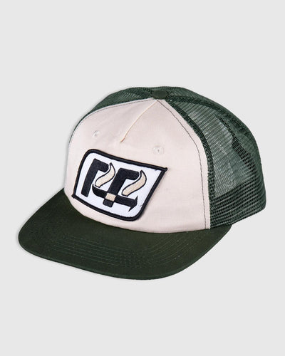 Pass~Port - Transport Trucker Cap - Pine Green / Off White Hats Pass~Port   