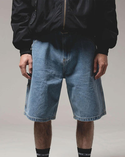Pass~Port - Workers Club Denim Short - Washed Light Indigo Shorts Pass~Port   