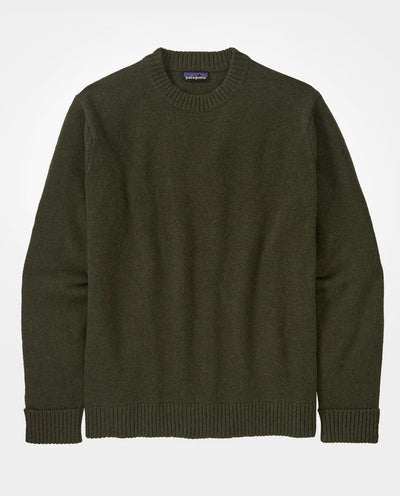 Patagonia - M's Recycled Wool-Blend Sweater - Basin Green Crewneck Patagonia   