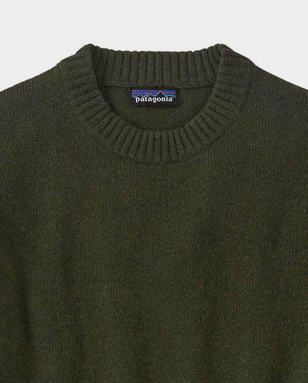 Patagonia - M's Recycled Wool-Blend Sweater - Basin Green Crewneck Patagonia   