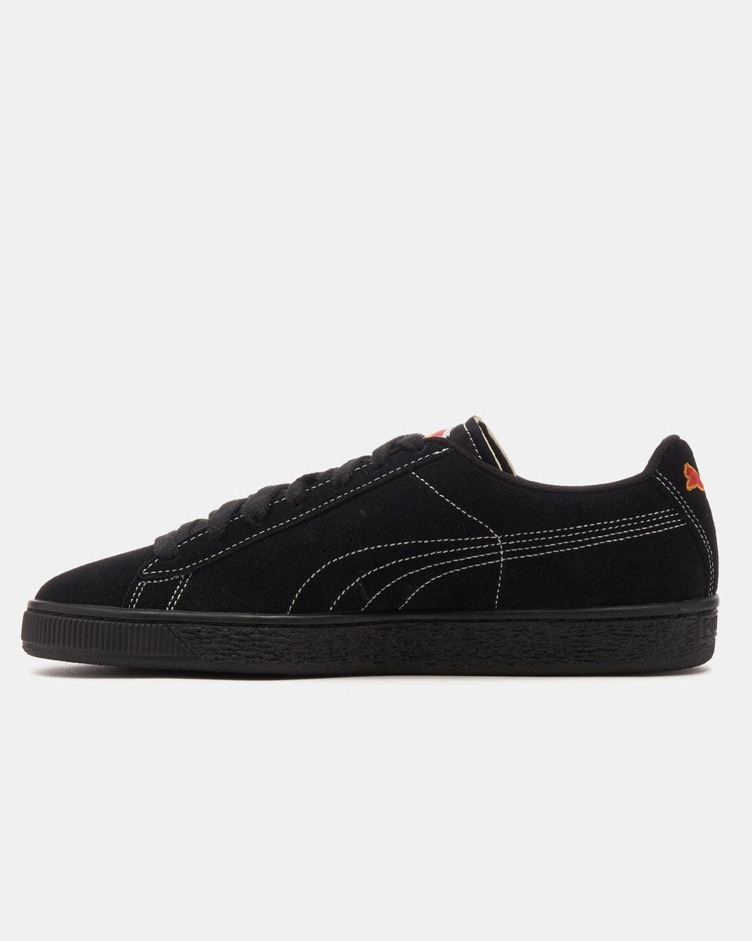 靴 PUMA SUEDE CLASSIC BUTTER GOODS PUMA x Butter Goods Men's Suede Sneakers, Black/Red, 8