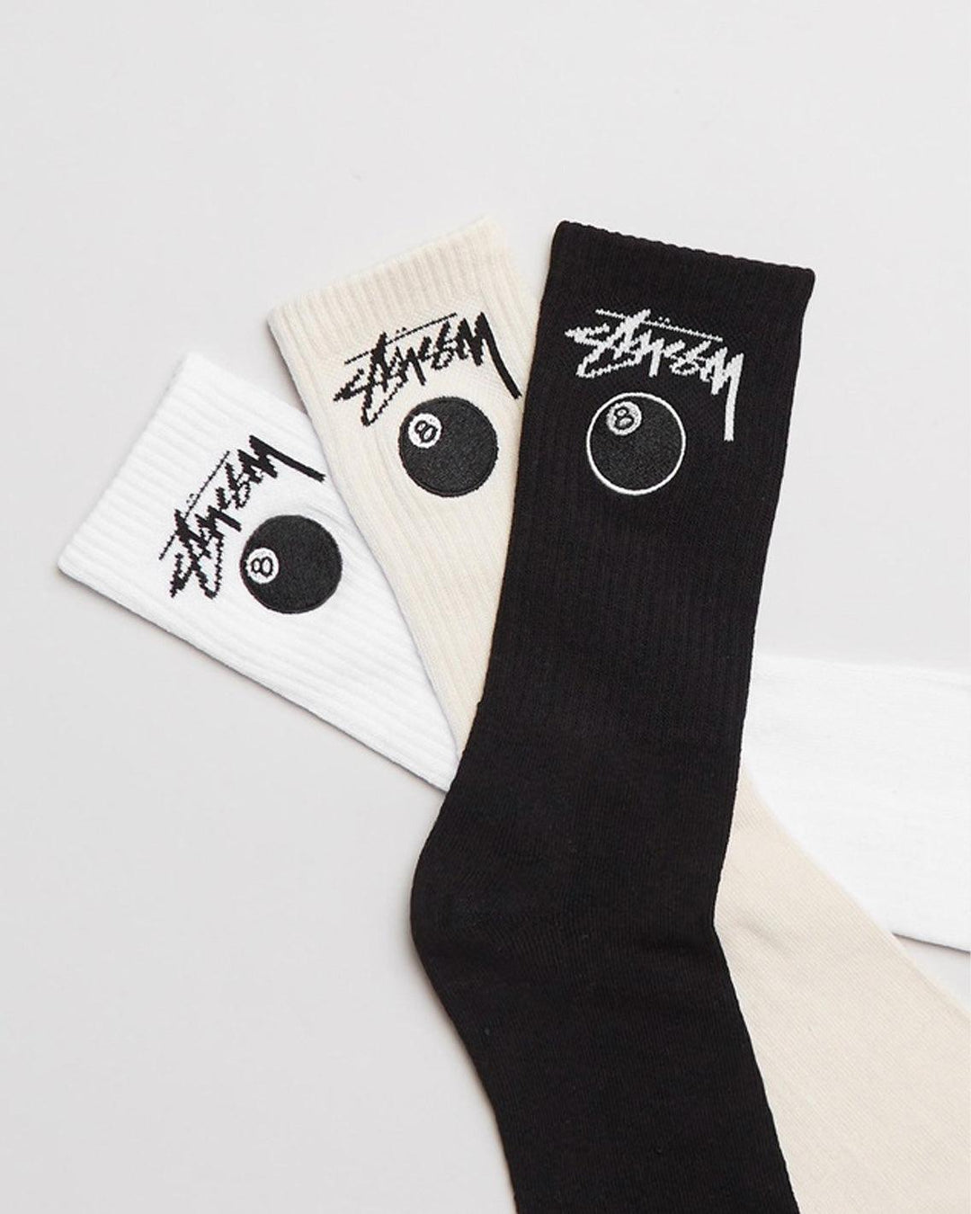 ★2023SS新作★STUSSY★STOCK CREW SOCKS - 3 PACK Stussy Stock Crew Socks 3 Pair Pack Black Size 8-13 | eBay
