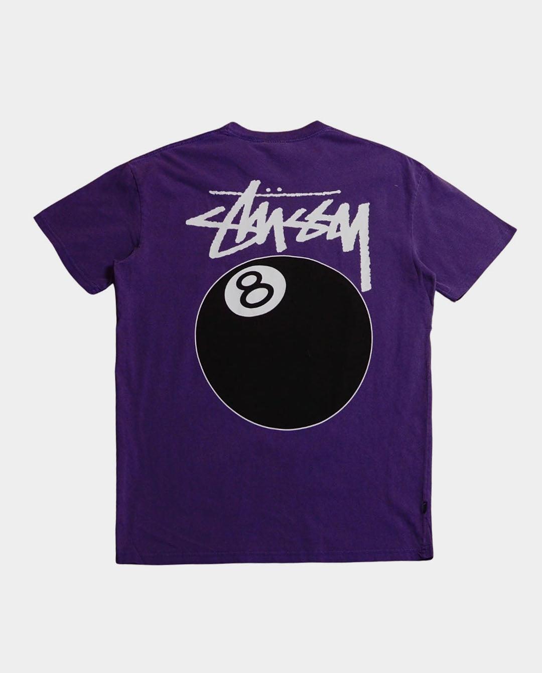 Stussy 8 Ball Tシャツ パープル Mサイズ Stussy 8 Ball LCB T-Shirt in Grape | FallenFront | Afterpay