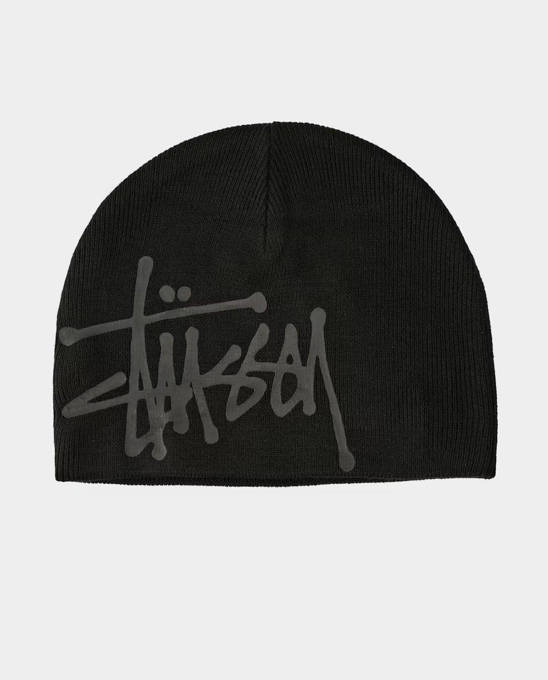 Stussy - Debossed Stock Skull Cap Beanie - Black Beanie Stussy   