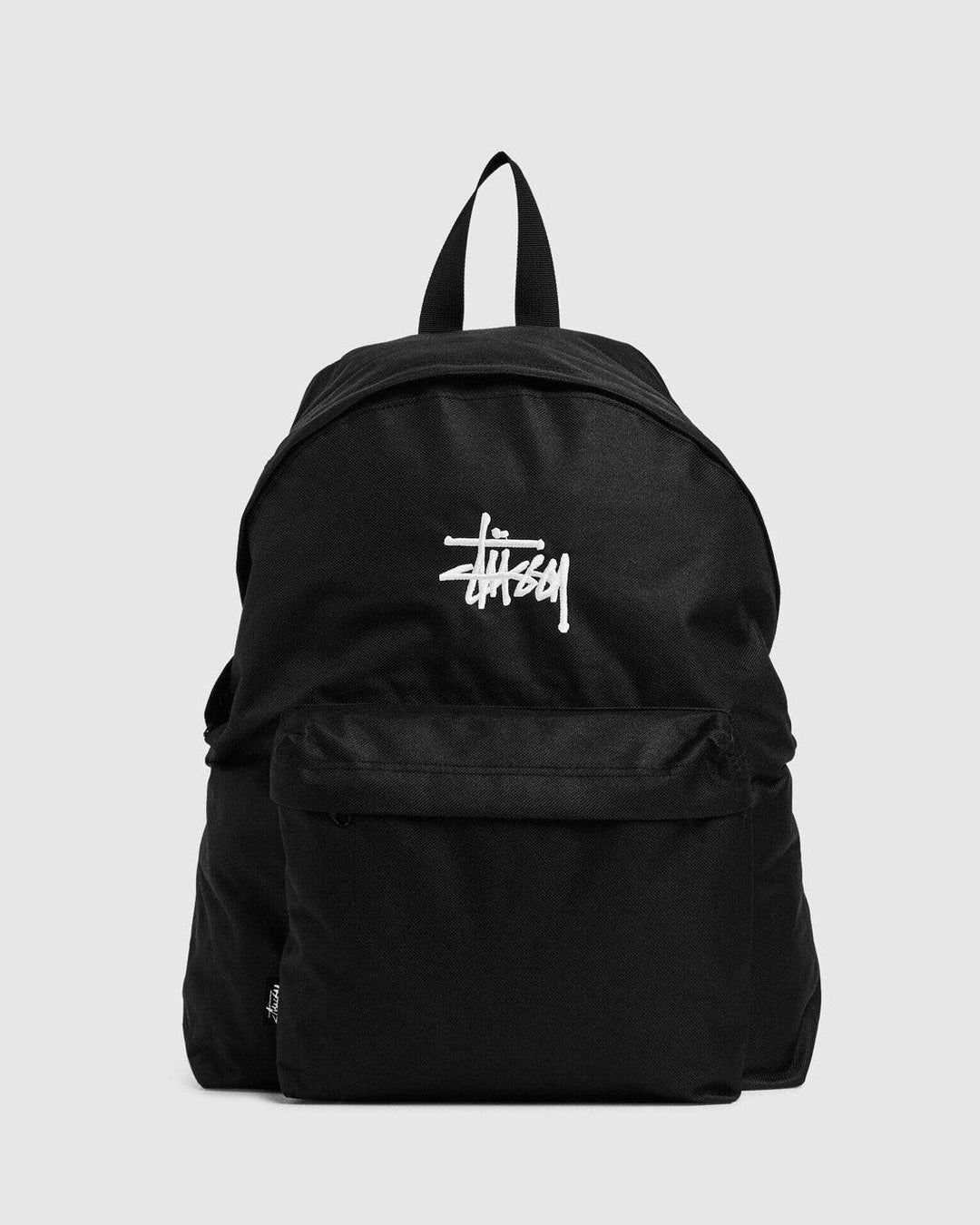 Stussy Graffiti Canvas Backpack in Black | Fallen Front NZ