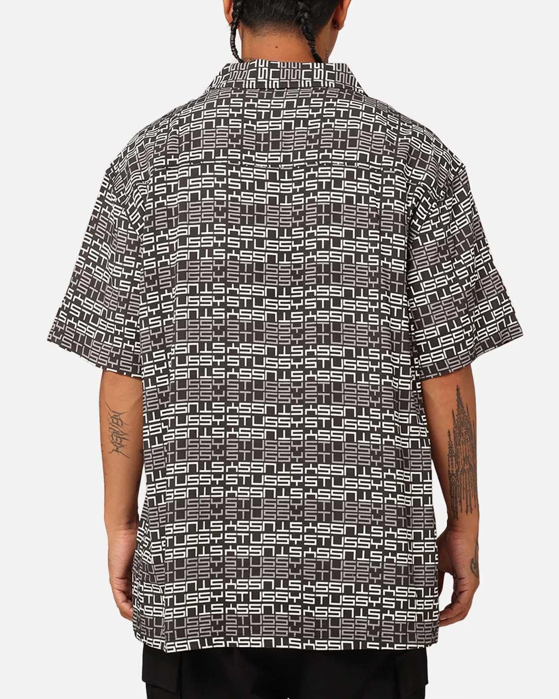 Stussy - Repeat Shirt - Black Shirts Stussy   