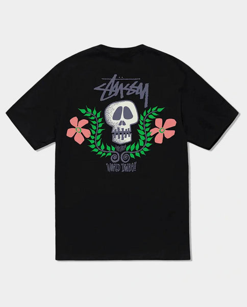 Stussy Skull Crest Heavyweight T-Shirt | FallenFront NZ