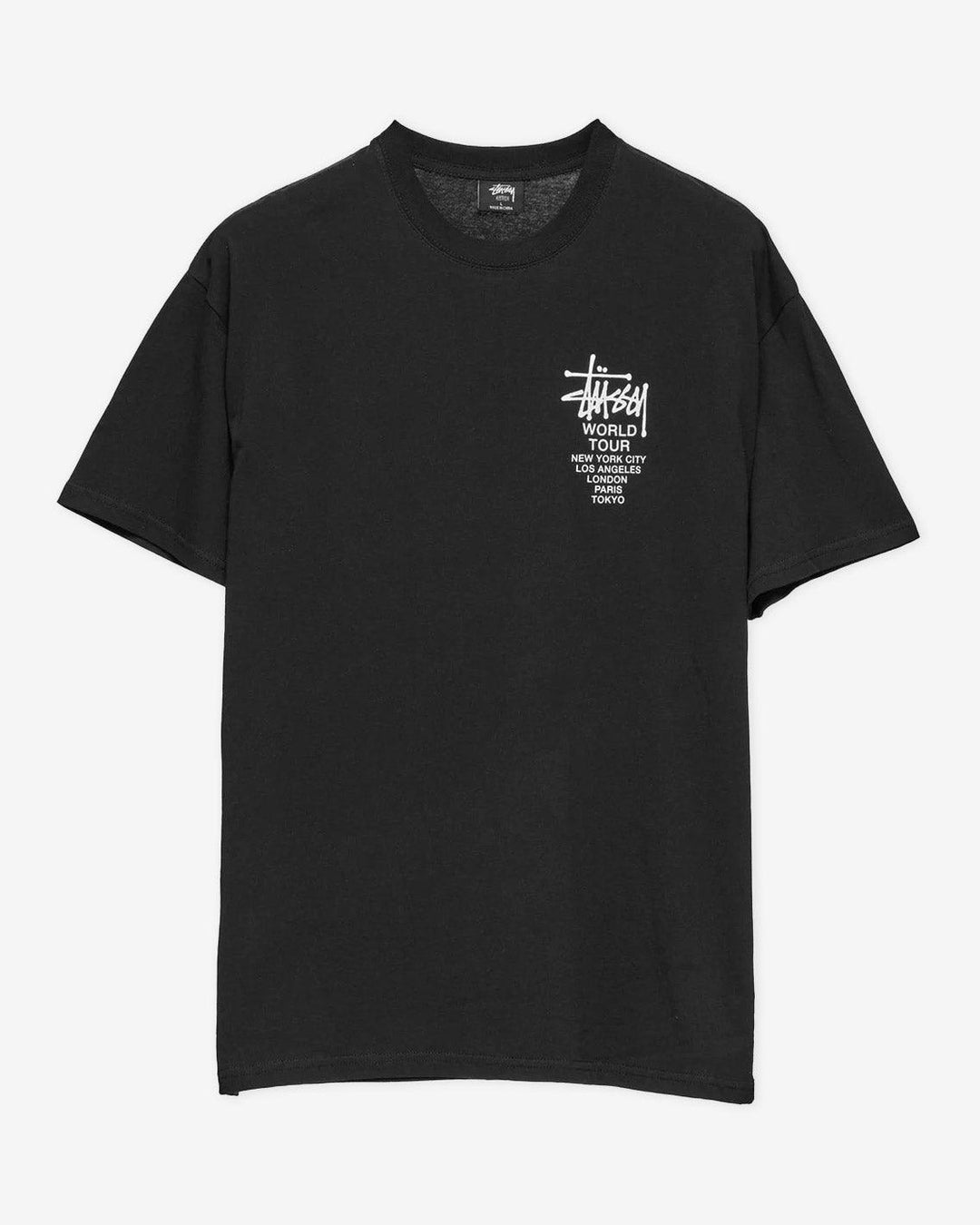 Stussy Solid World Tour LCB Tee in Black | FallenFront NZ Stussy Solid World Tour LCB Tee in Black | FallenFront NZ