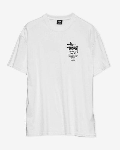 Stussy - Solid World Tour LCB Tee - White T-Shirts Stussy   