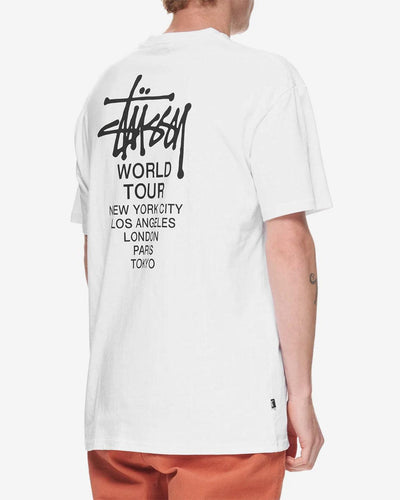 Stussy - Solid World Tour LCB Tee - White T-Shirts Stussy   