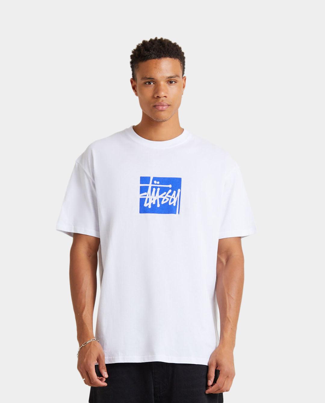 Stussy Stock Box Heavyweight T-Shirt White