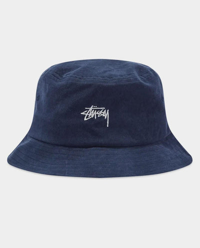 Stussy - Stock Bucket Hat - Navy Hats Stussy   