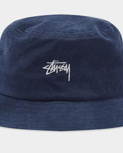 Stussy - Stock Bucket Hat - Navy Hats Stussy   