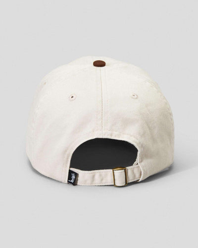 Stussy - Stock Low Pro Hat - Mud / Winter White Hats Stussy   